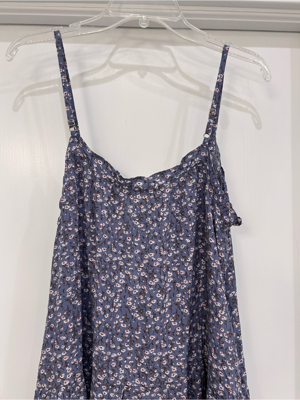 NATURAL LIFE Light Blue Floral Top with Ditsy Flowers - Picture 8 of 12
